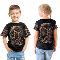 Viking T shirt Kid - Uruz Rune RLT12 - Wonder Print Shop