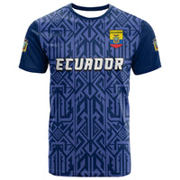 Custom Ecuador Football La Tri Qatar 2022 World Cup T Shirt - Wonder Print Shop