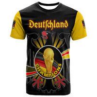 Custom Germany Football Black Eagle Jersey Deutschland Champion T Shirt - Wonder Print Shop