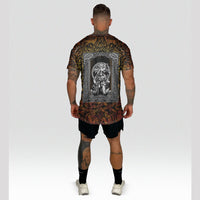 Magician on Yggdrasil Background T Shirt RLT12 - Wonder Print Shop