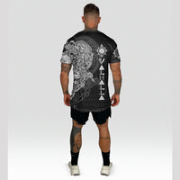 Viking Viking Warrior Valhalla T Shirt Style Vegvisir RLT12 - Wonder Print Shop