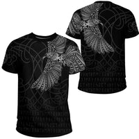 Viking Clothing Viking Odins Raven Tattoo T Shirt RLT12 - Wonder Print Shop