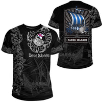 Viking Clothing Viking Drakkar Faroe Islands Warship T Shirt RLT12 - Wonder Print Shop