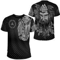 Viking Clothing Viking Odin Raven Tattoo Style Special Version T Shirt RLT12 - Wonder Print Shop