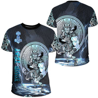 Custom Viking Clothing Viking Thor Norse God of Thunder T Shirt RLT12 - Wonder Print Shop