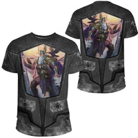 Viking Clothing Armor 3D Style Viking Odin Viking T Shirt RLT12 - Wonder Print Shop
