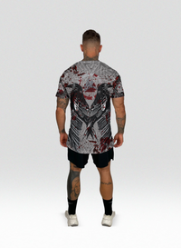 Viking Raven With Valknut T Shirt Style Blood RLT12 - Wonder Print Shop
