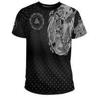 Viking Clothing Viking Odin Raven Tattoo Style Special Version T Shirt RLT12 - Wonder Print Shop