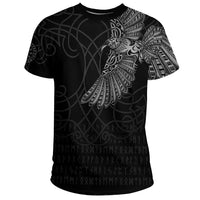 Viking Clothing Viking Odins Raven Tattoo T Shirt RLT12 - Wonder Print Shop