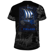 Viking Clothing Viking Drakkar Finland Warship T Shirt RLT12 - Wonder Print Shop