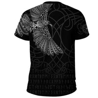 Viking Clothing Viking Odins Raven Tattoo T Shirt RLT12 - Wonder Print Shop