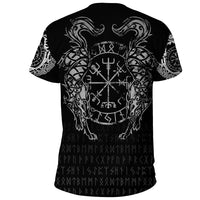 Viking Clothing Viking Compass Vegvisir Tattoo T Shirt RLT12 - Wonder Print Shop
