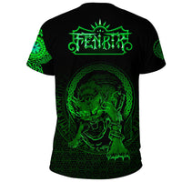 Viking Clothing Viking Fenrir Norse 3D Green T Shirt RLT12 - Wonder Print Shop
