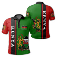 African Golf Shirts Kenya Style Polo Shirt - Wonder Print Shop