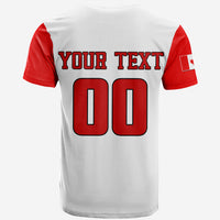Custom Baseball 2023 Canada T Shirt White Style LT6 - Wonder Print Shop