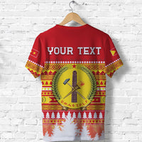 Custom Tigray T Shirt Merry Christmas Mix African Pattern LT13 - Wonder Print Shop