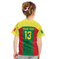 (Custom Text and Number) Senegal Football T Shirt KID Champion of Africa LT13 - Wonder Print Shop