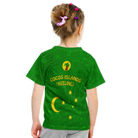 Custom Cocos (Keeling) Islands T Shirt KID Proud Flag Unique LT13 - Wonder Print Shop