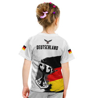 Germany T Shirt KID Grunge Deutschland Flag and Eagle LT13 - Wonder Print Shop