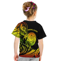 Marshall Islands T Shirt KID Proud Seal Star Version Reggae LT13 - Wonder Print Shop
