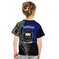 Siva Samoa T Shirt KID Samoan Dance Mix Blue Polynesian LT13 - Wonder Print Shop
