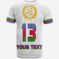 Custom Eritrea T Shirt Striped Sporty Style 02 LT13 - Wonder Print Shop