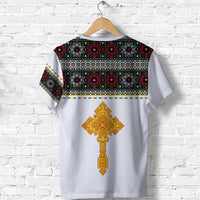 Ethiopia Tibeb T Shirt Ethiopian Cross Fashion LT13 - Wonder Print Shop
