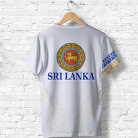 Sri Lanka T Shirt Traditional Pattern and Elephants LT13 - Wonder Print Shop