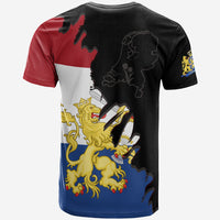 Netherlands T Shirt Style Flag and Map Holland LT13 - Wonder Print Shop