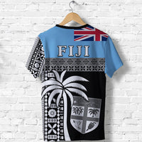 Fiji Tapa Pattern T Shirt Coconut Tree LT13 - Wonder Print Shop