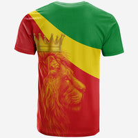 Ethiopia T Shirt Ethiopian Cross and Lion of Judah LT13 - Wonder Print Shop