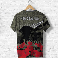 New Zealand ANZAC 2022 T Shirt Maori Camouflage - Wonder Print Shop