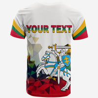 Custom Lithuania T Shirt Polygonal Template Style LT6 - Wonder Print Shop