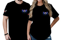 Love You To Death Gothic Skull Couple Black All Over Print T Shirt LT13 - Wonder Print Shop