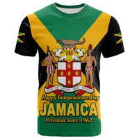 Jamaica Independence Day T Shirt Coat Of Arms LT6 - Wonder Print Shop
