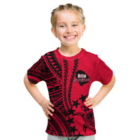 Cook Islands Atiu Polynesian T Shirt KID LT6 - Wonder Print Shop