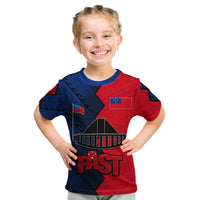 Custom F.A.S.T Samoa T Shirt KID Half Style LT6 - Wonder Print Shop