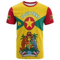 Custom Grenada T Shirt Power Grenada Mix Coat Of Arms LT13 - Wonder Print Shop