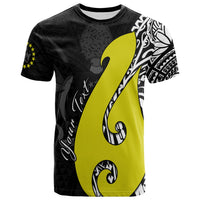 Custom Cook Islands T Shirt Matau Polynesian Simple Fish Hook LT13 - Wonder Print Shop
