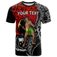 Custom Siva Samoa T Shirt Samoan Dance Mix Red Polynesian LT13 - Wonder Print Shop