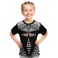 Tonga T Shirt KID Tongan Kupesi Pattern LT13 - Wonder Print Shop
