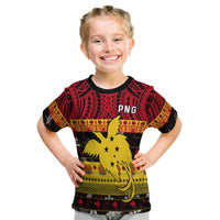 Custom Papua New Guinea Christmas T Shirt KID Raggiana Loved LT13 - Wonder Print Shop
