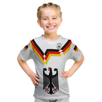(Custom Text and Number) Germany Football T Shirt KID Deutschland 2022 Style LT13 - Wonder Print Shop