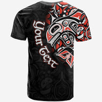 Custom Canada Haida T Shirt Killer Whale LT6 - Wonder Print Shop