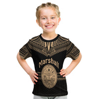 Marshall Islands T Shirt KID Best Tattoo Version Golden LT13 - Wonder Print Shop