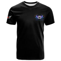 Love You To Death Gothic Skull Couple Black All Over Print T Shirt LT13 - Wonder Print Shop