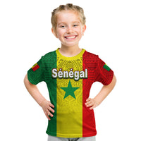 (Custom Personalised) Senegal T Shirt KID African Pattens LT6 - Wonder Print Shop