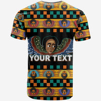 Custom Ethiopia T Shirt Ethiopian Church Angels Black LT6 - Wonder Print Shop