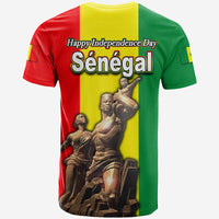 Senegal Independence Day T Shirt African Renaissance Monument LT6 - Wonder Print Shop
