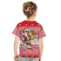 Tonga Christmas T Shirt KID Cool Santa Claus LT6 - Wonder Print Shop